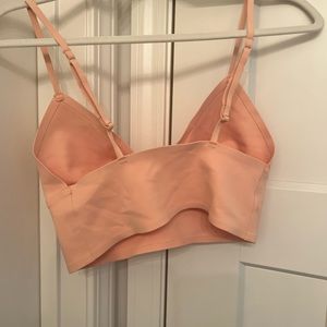 Free people salmon pink bralette.